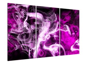 Obraz - fialový dym