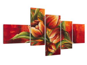 Obraz tulipánov na stenu