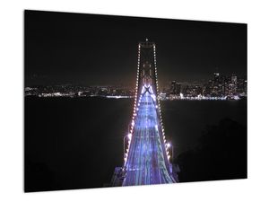Nočný most - obraz