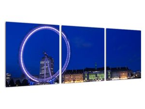 Nočné Londýnske oko - obrazy