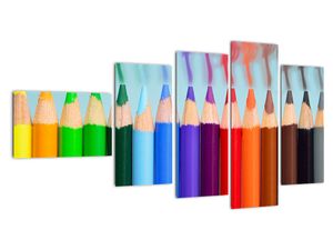 Obraz farebných pasteliek