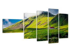 Obraz panorámu krajiny