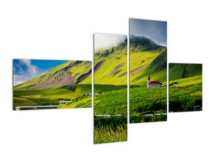 Obraz panorámu krajiny