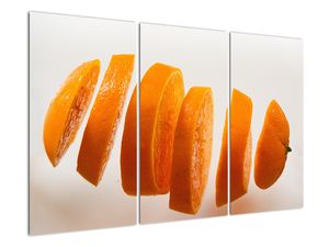 Moderný obraz - dieliky pomaranča