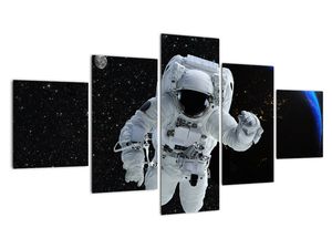 Obraz astronauta vo vesmíre