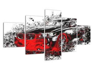 Obraz automobilu - moderný obraz