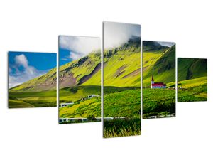 Obraz panorámu krajiny