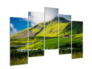 Obraz panorámu krajiny