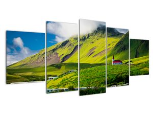 Obraz panorámu krajiny