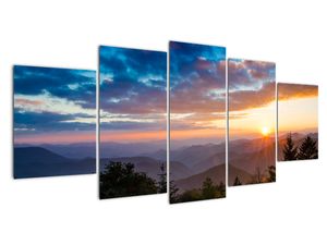 Obraz panoráma hôr