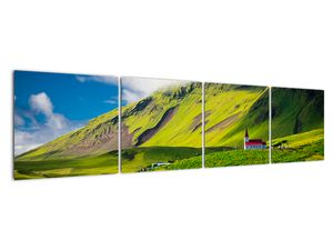 Obraz panorámu krajiny