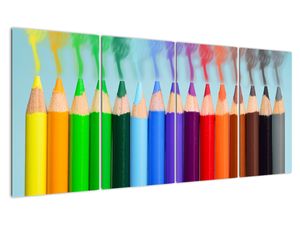 Obraz farebných pasteliek