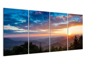 Obraz panoráma hôr