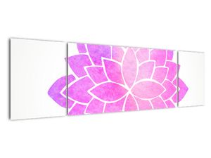 Obraz: ružová mandala