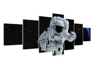 Obraz astronauta vo vesmíre