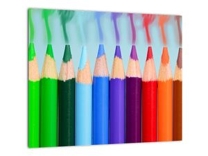 Obraz farebných pasteliek