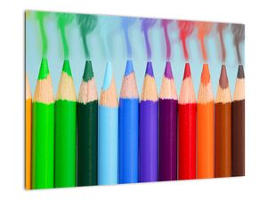 Obraz farebných pasteliek